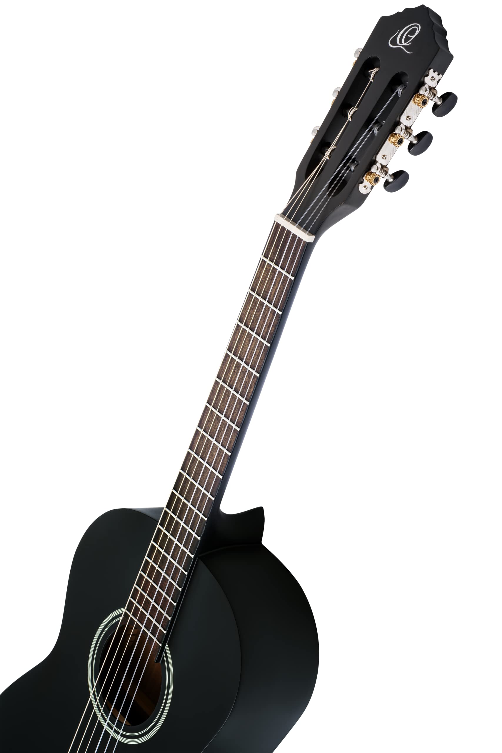 Ortega Guitars 3/4 Konzert Gitarre – Student Series – Fichte, Katalpa, Schwarz (RST5M-3/4BK)