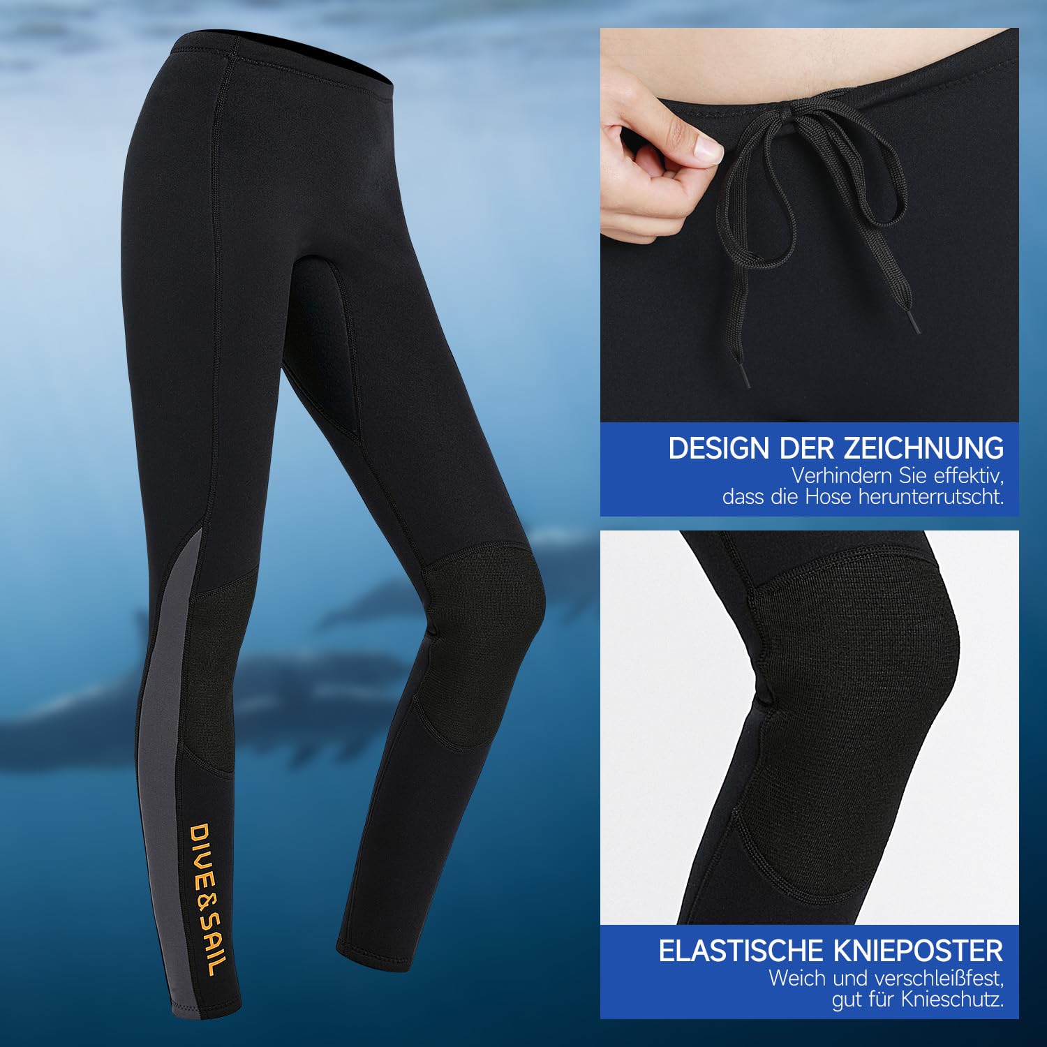 Traje de neopreno chaqueta pantalones de neopreno para mujer y hombre, traje de neopreno de 3 mm, chaqueta de neopreno para mantener el calor, manga larga, cremallera frontal, parte superior de