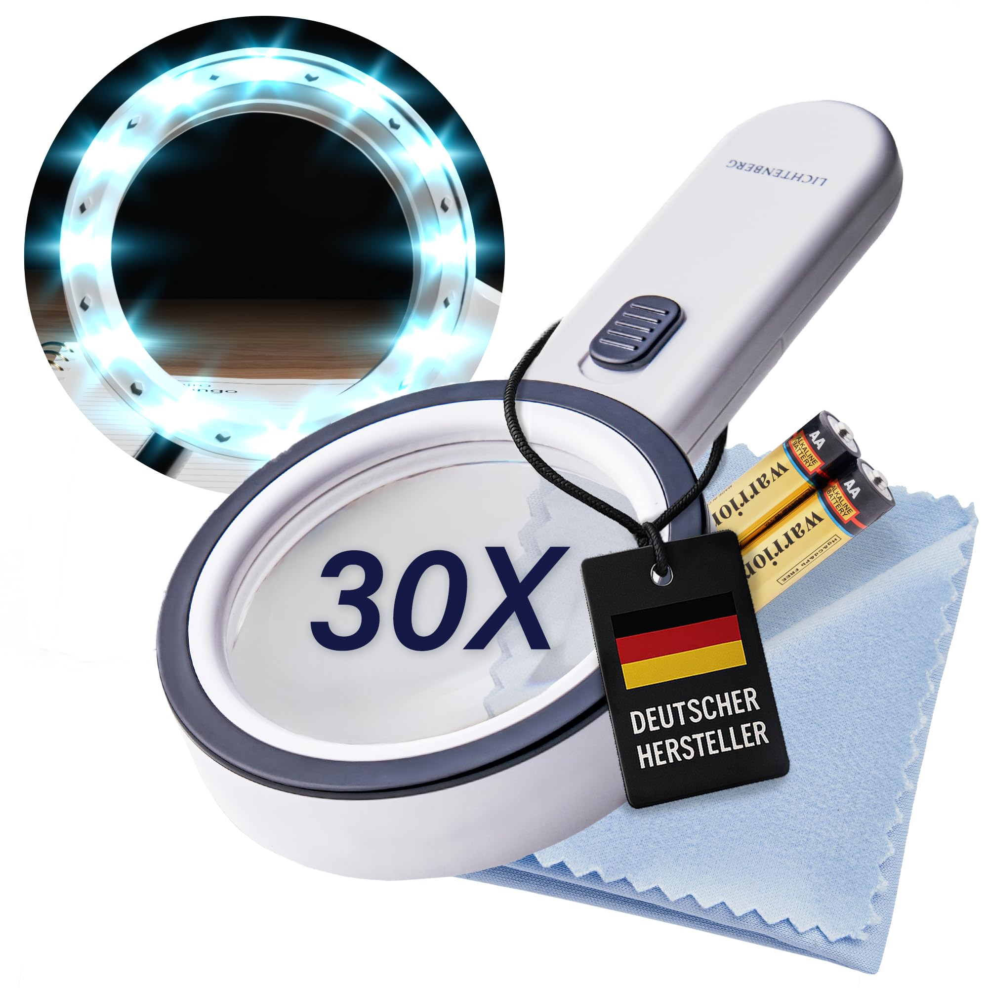 LICHTENBERG Leselupe Licht - Leselupe für Senioren