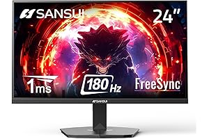 Affordable Gaming Monitor: SANSUI ES-G24F4L 24 Inch 180Hz