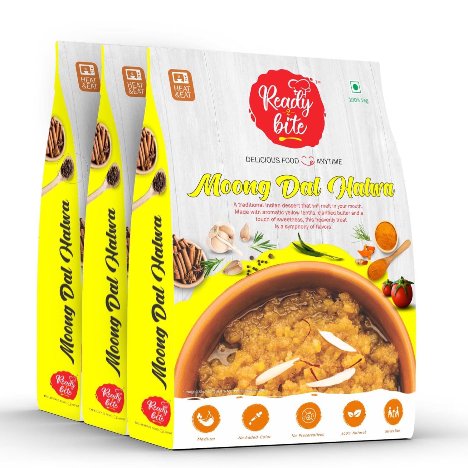 See full amazon price history chart for Ready 2 Bite Moong Dal Halwa (Pack of 3) Special Delicious Natural Instant Food Ready to Eat In Few Minutes Slow Cooked Heat | Microwaveable | Quick meals | No Artificial Colour | No Preservative Ready 2 Bite Moong Dal Halwa (Pack of 3) Special Delicious Natural Instant Food Ready to Eat In Few Minutes Slow Cooked Heat | Microwaveable | Quick meals | No Artificial Colour | No Preservative (B0CTXCWF96) Amazon Price History, Amazon Price Tracker