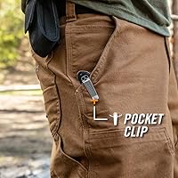 Vista 5 de Gerber Gear Affinity - Cuchillo de bolsillo plegable con borde liso D2, hoja de 3.6 pulgadas, cobre