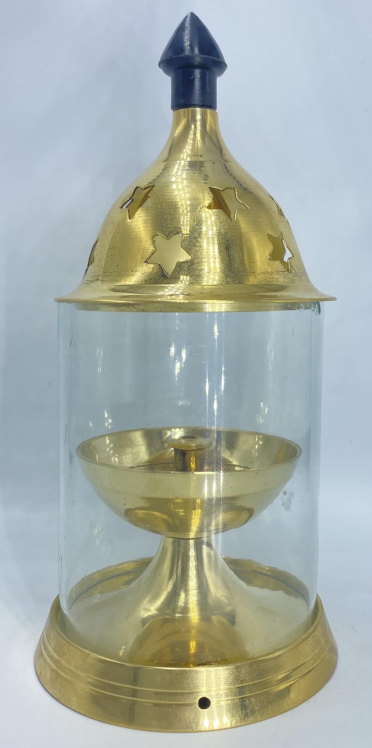 Brass Akhand Diya 16cm Approx