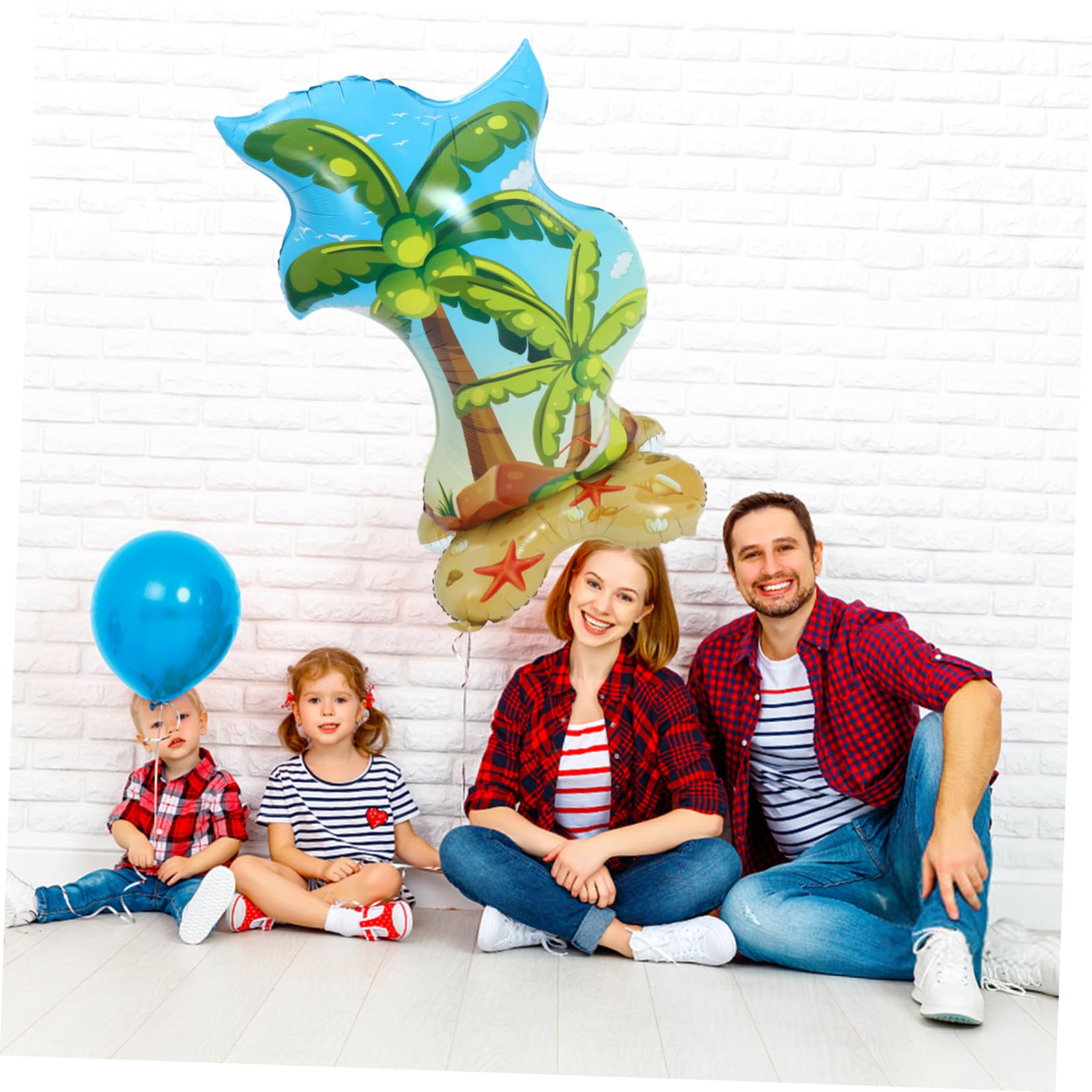 UPKOCH 4piezas Inflable De Tropical Para Decoración De Fiesta Hawaiana Accesorio Para Celebraciones De Verano y Fotografía Playa