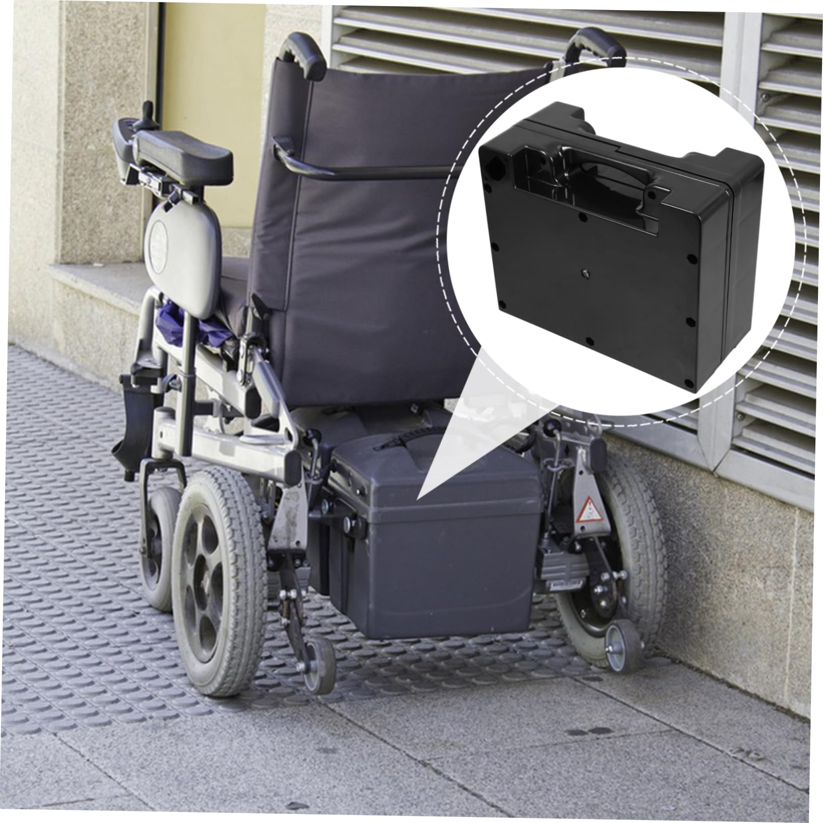 Alipis Scatola Di Trasporto Per Batteria Da Ah Per Sedia Rotelle Elettrica Custodia in Plastica Per Proteggere Batterie Supporto Per Organizzare La Sedia Rotelle