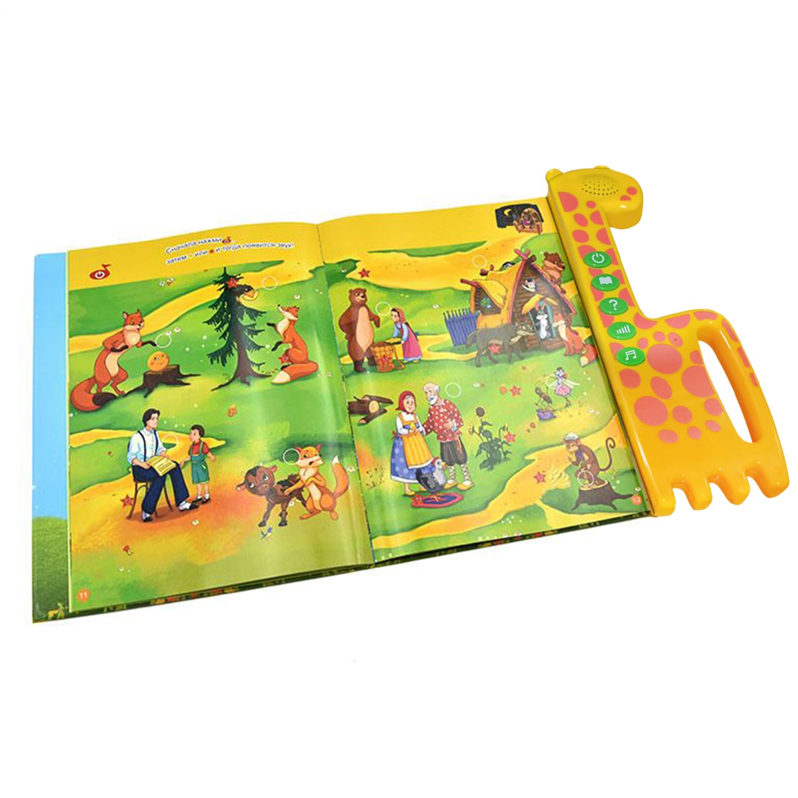 Libros con sonido, libro educativo interactivo en ruso para niños, pantalla y herramienta de aprendizaje de audio para práctica, hogar, viajes, escuela, uso diario