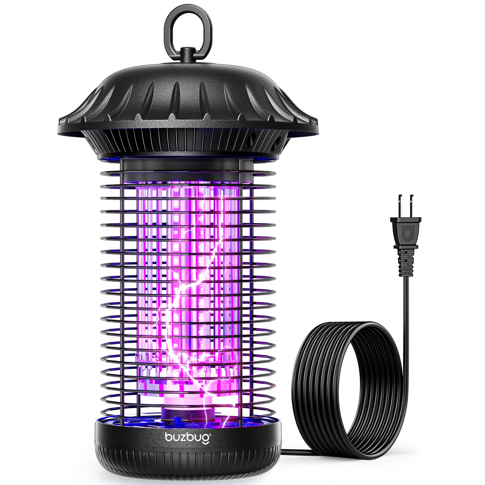 LED Bug Zapper Indoor Outdoor, Up to 50,000 Hours Lifespan Lamps, 6.5 ft Power Cord, High-Voltage, Mosquito Zapper, Fly Trap Mosquito Trap, Fly Killer Fly Zapper -MO008C