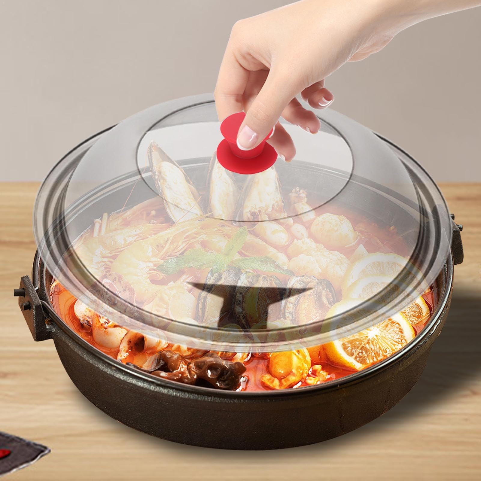 Bouton De Rechange Pour Couvercle De Casserole En Silicone – Poignée Anti-brûlure, Stable, Facile à Installer - 10