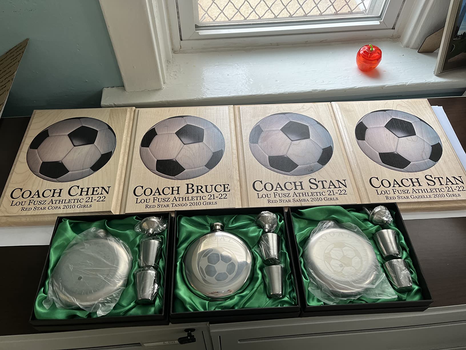 Soccer Flask Gift Set Flasks