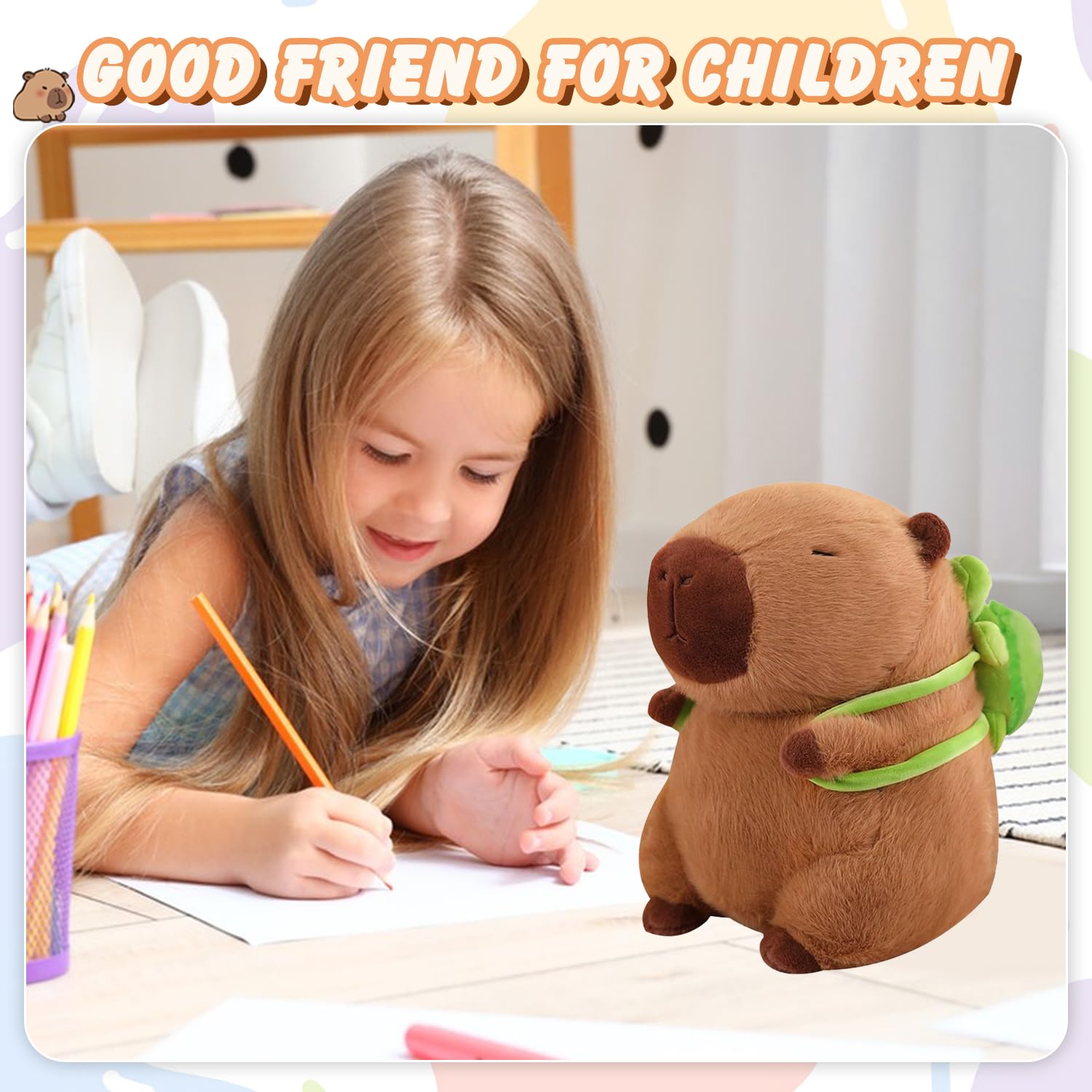 Peluche Capybara,Animal en Peluche Capybara | Ours Panda