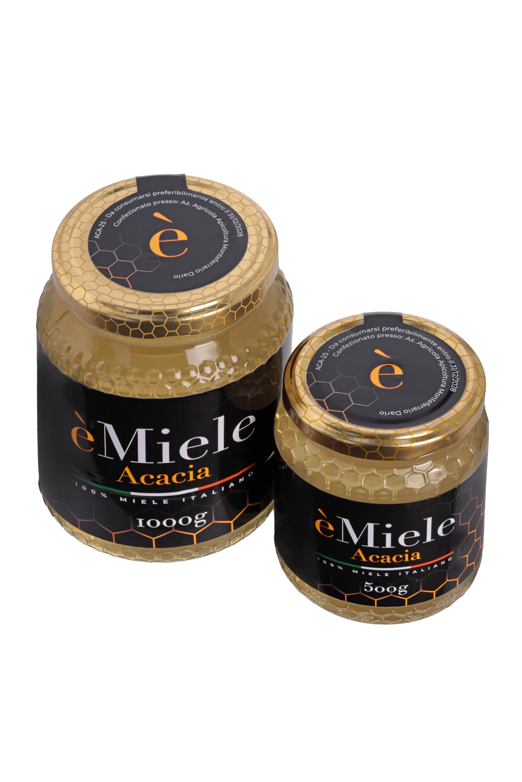 èMiele - Miele Biologico Italiano di Acacia, 1000 gr, raccolto in Canavese - Piemonte - Italia