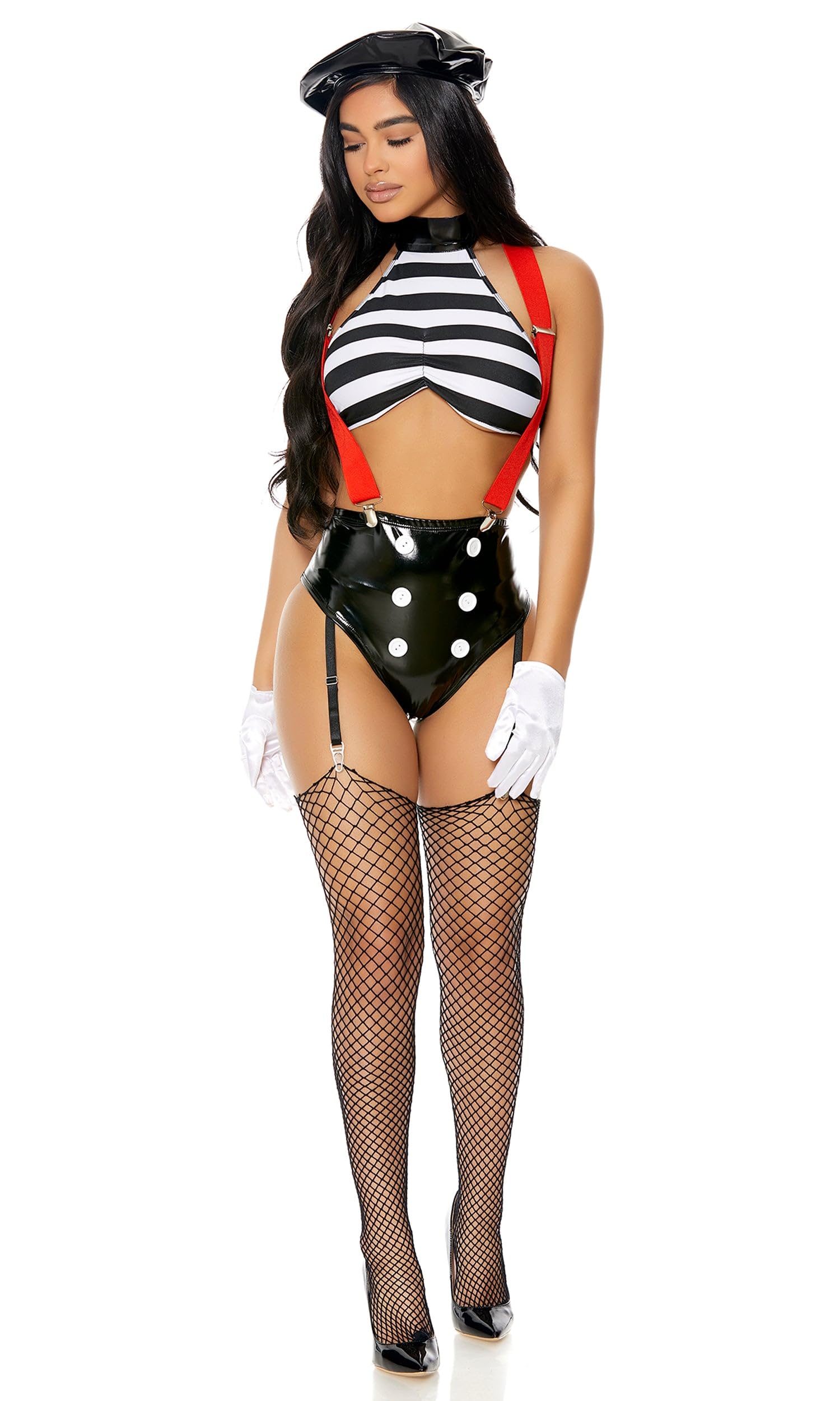 Forplay womens Speechless Mime Costume