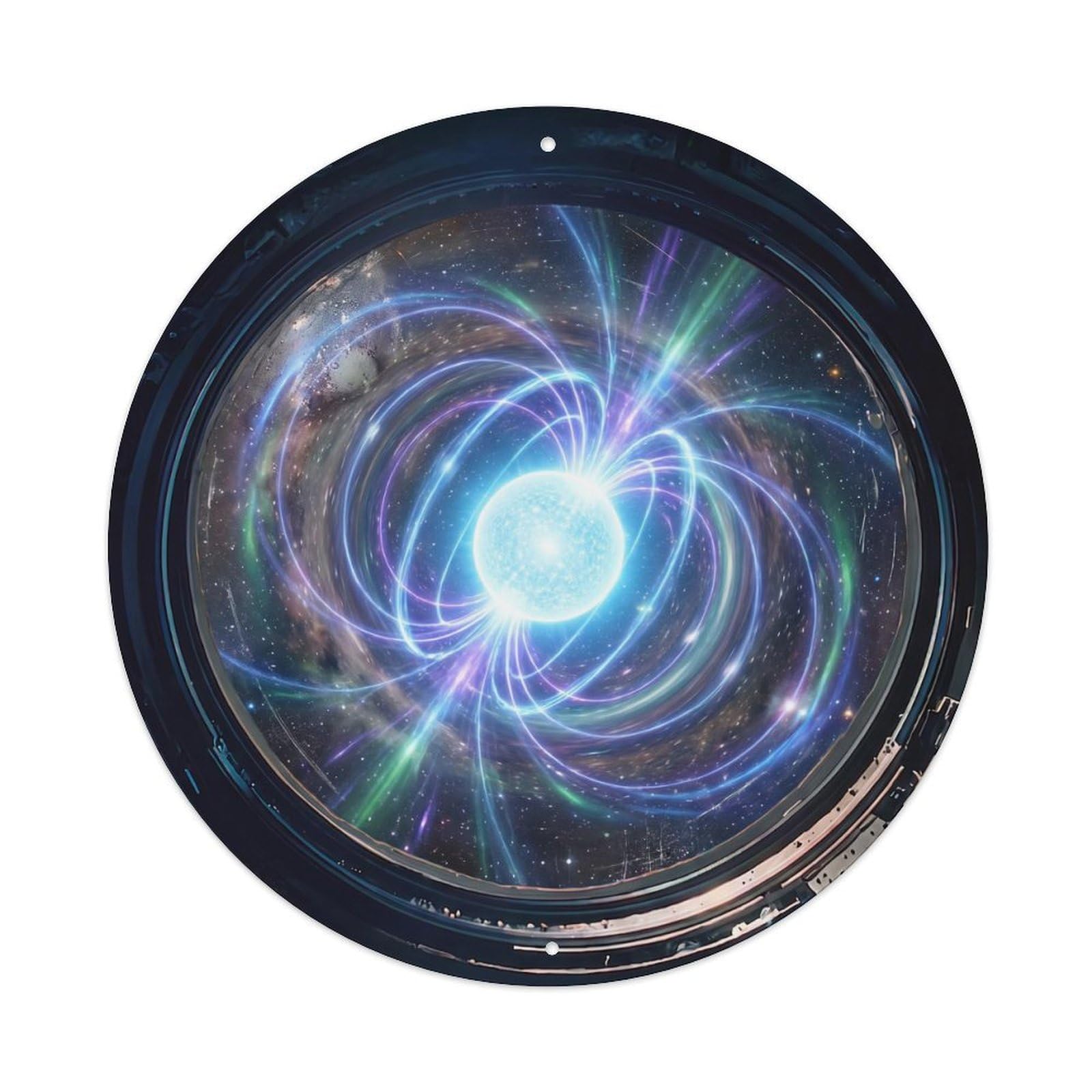 Neutron Star View Metal Tin Sign