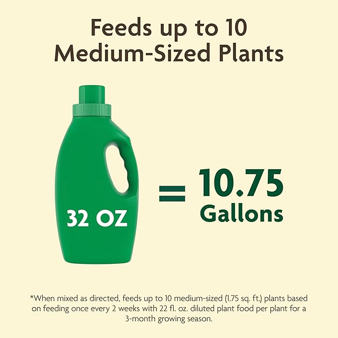 Miracle-Gro Alimento Orgánico para Plantas, Líquido, 946 ml (Pack de 2) miniatura 6