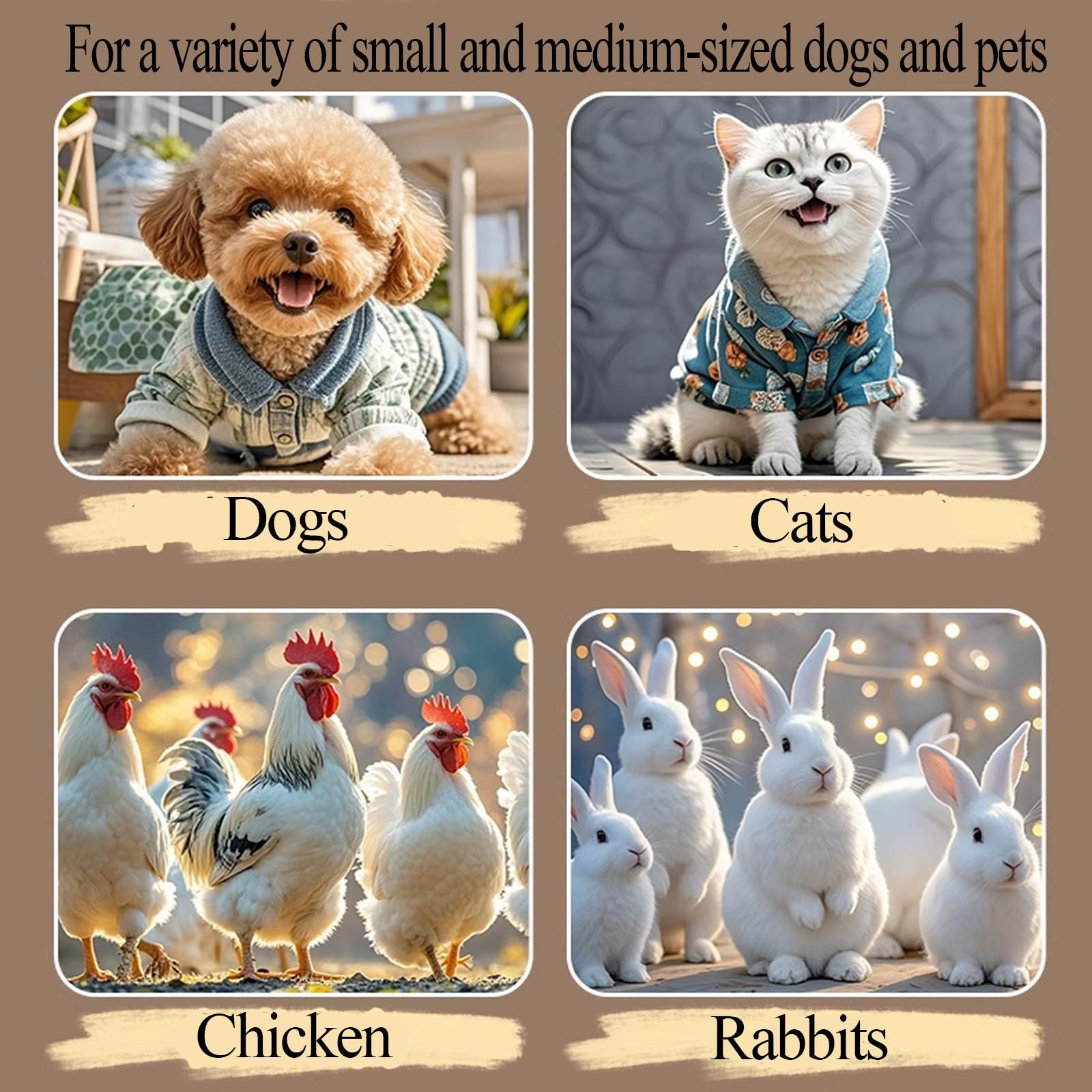 Clapier Lapin Exterieur sur roulettes for Petit Espace, Niche Chat Extérieur Hiver avec Dessus for Le Rangement, Cages Empilables for Chats Faciles À Nettoyer(140 * 45 * 112CM)