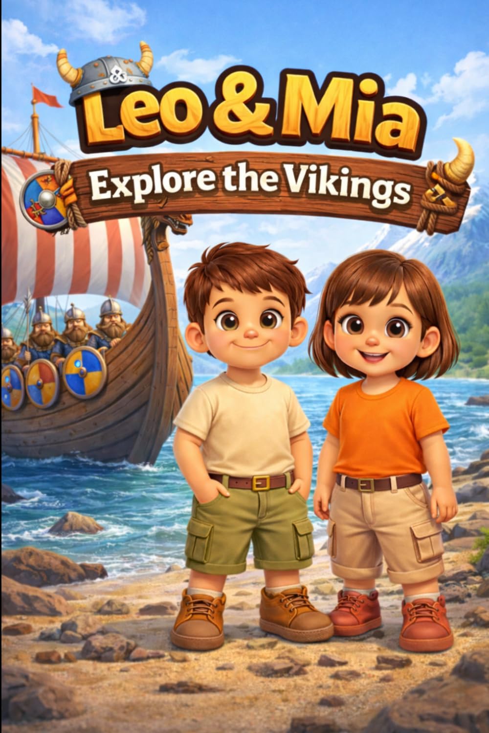 Leo & Mia Explore the Vikings: Viking Ships, Norse Legends, and Brave Explorers | Fun History Adventure for Kids | Easy English Story for Young Readers and ESL Learners (Leo & Mia Explore the World)