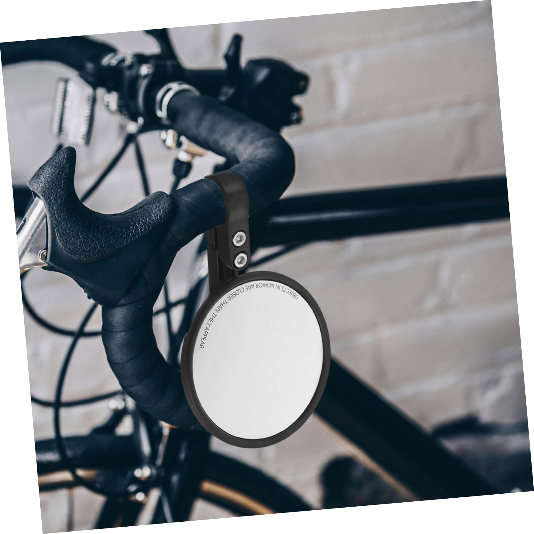 Abaodam 2stücke Rückspiegel für Fahrrad Runde Design mit Weitem Sichtfeld Robust und Stoßfest Einfache Montage ohne Werkzeug Passform für Verschiedene Motorrad und Fahrradmodelle