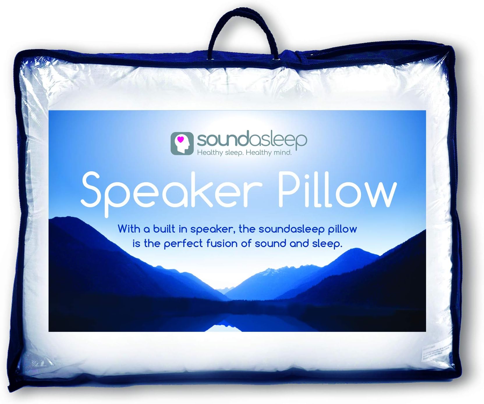 Soundasleep Pillow, White, 1 Count (Pack of 1)