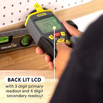 General Tools RHMG650 9-In-1 Thermo-Hygrometer with Pin/Pinless Moisture Meter