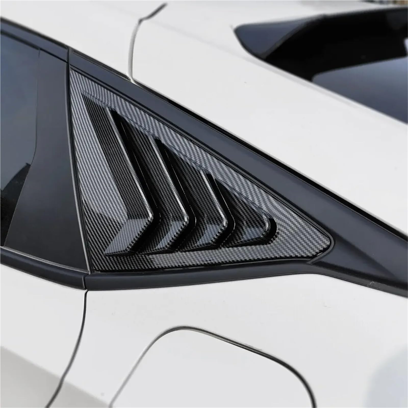 Pasuje do Hondy Civic 11. generacji Hatchback 2022-2023, osłona tylnej szyby, boczna żaluzja, naklejka ozdobna, kratka wentylacyjna ABS Migawki Tylnej Szyby