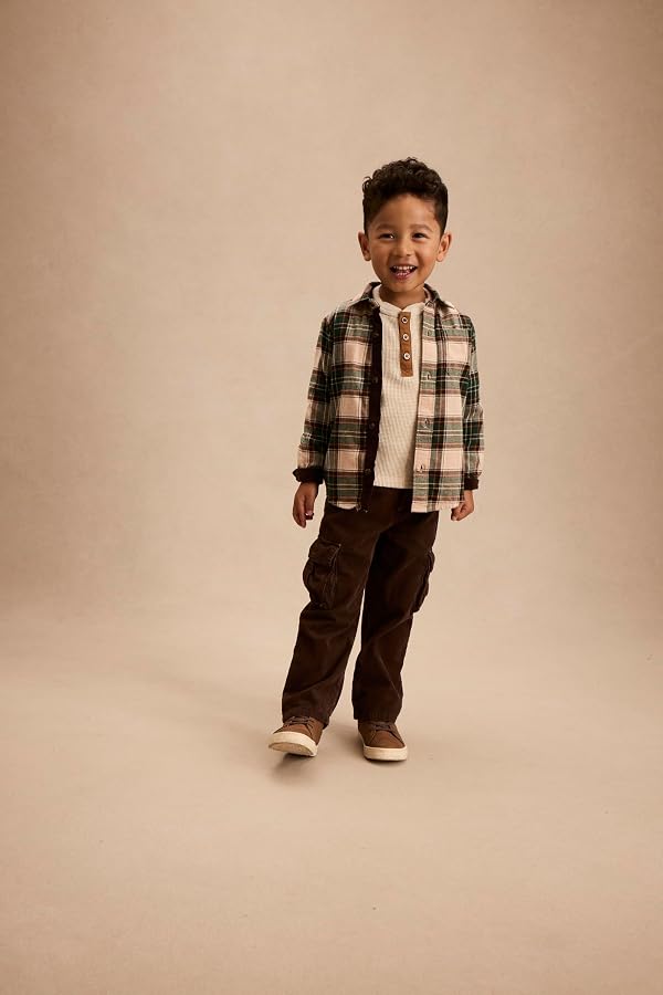 Gymboree,Boys,and Toddler Corduroy Baggy Cargo Pants,Dk Hazlenut,12 Months,18 Months by Gymboree - Image 2