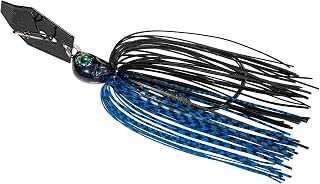 CBEV38-03 ChatterBait Elite Evo, 3/8 oz, Black/Blue