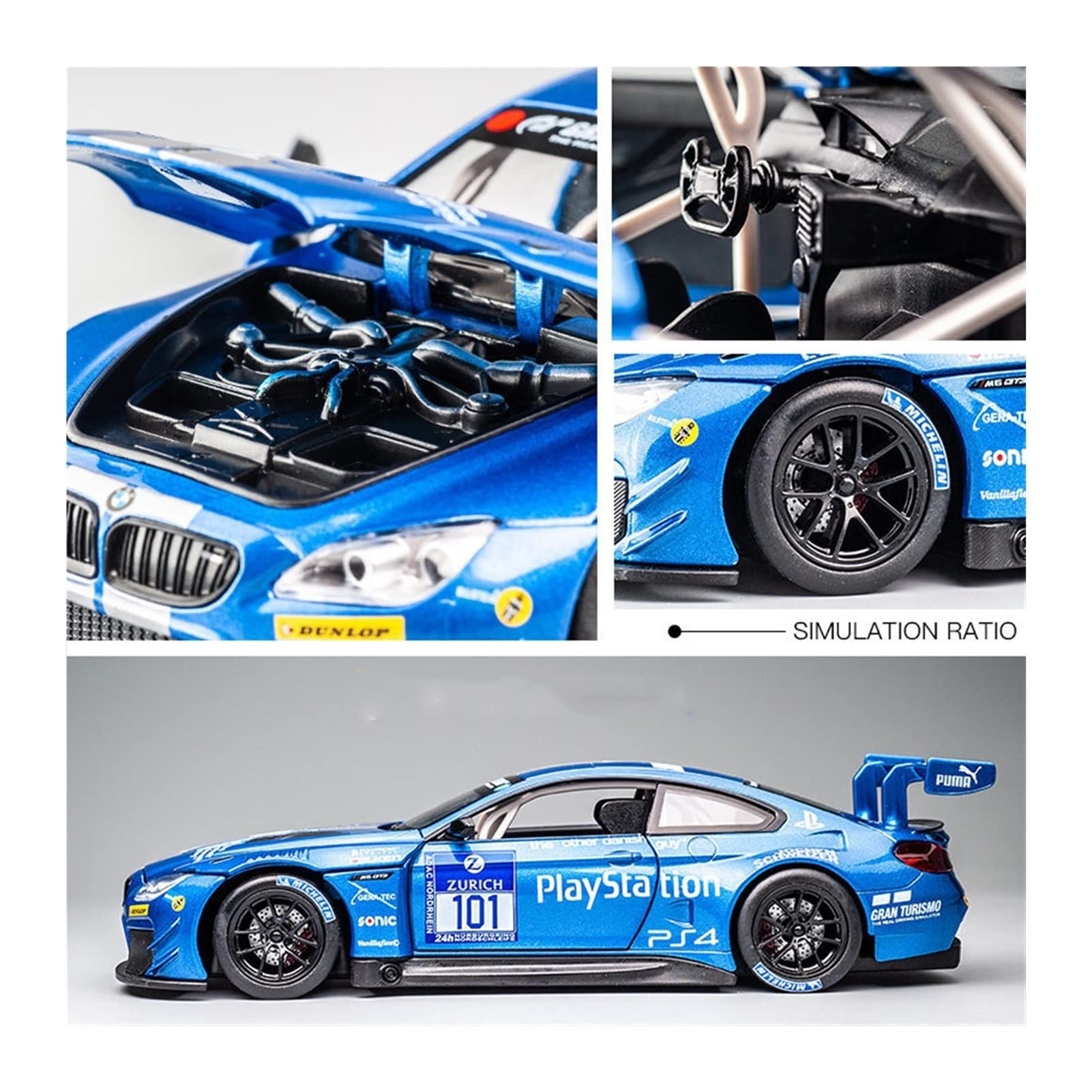 M6 BMW GT3 レーシング （1⁄24スケール 1円〜 BMW M6 GT3 2020