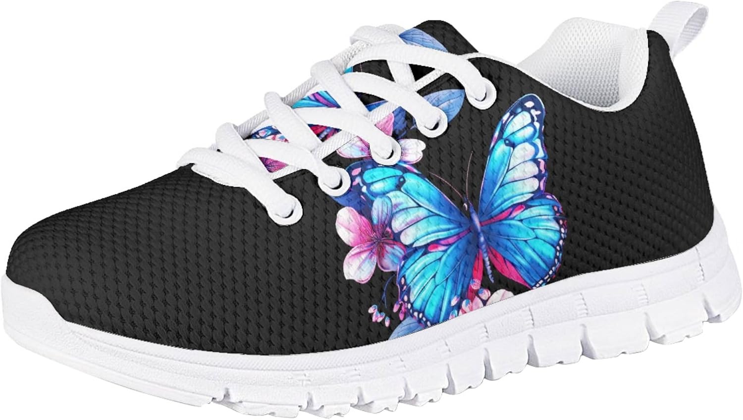 Yzaoxia Little/Big Kids Tennis Shoes for Girls Breathable Mesh