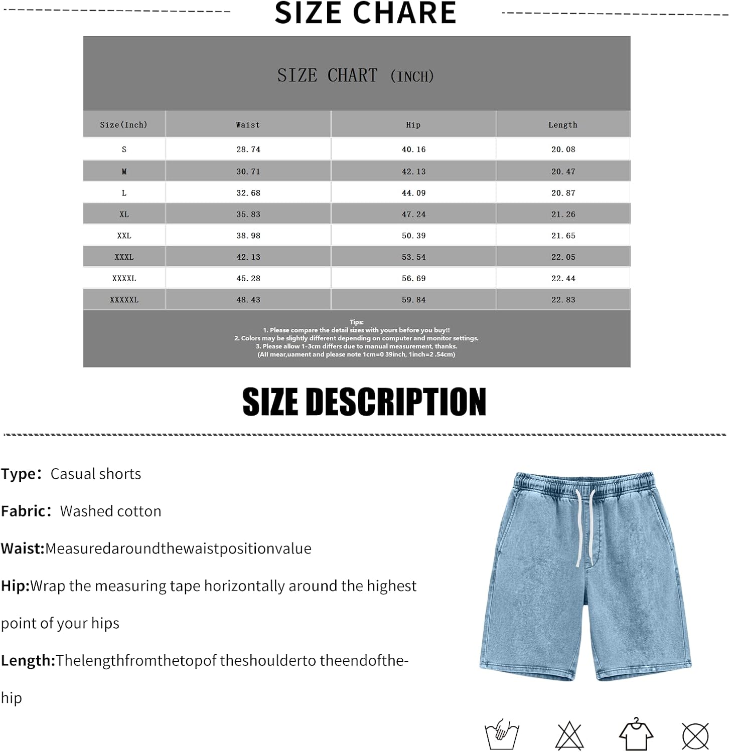 Ymosrh Men's Causal Shorts Drawstring Distressed Summer Beach Workout Shorts S-5XL