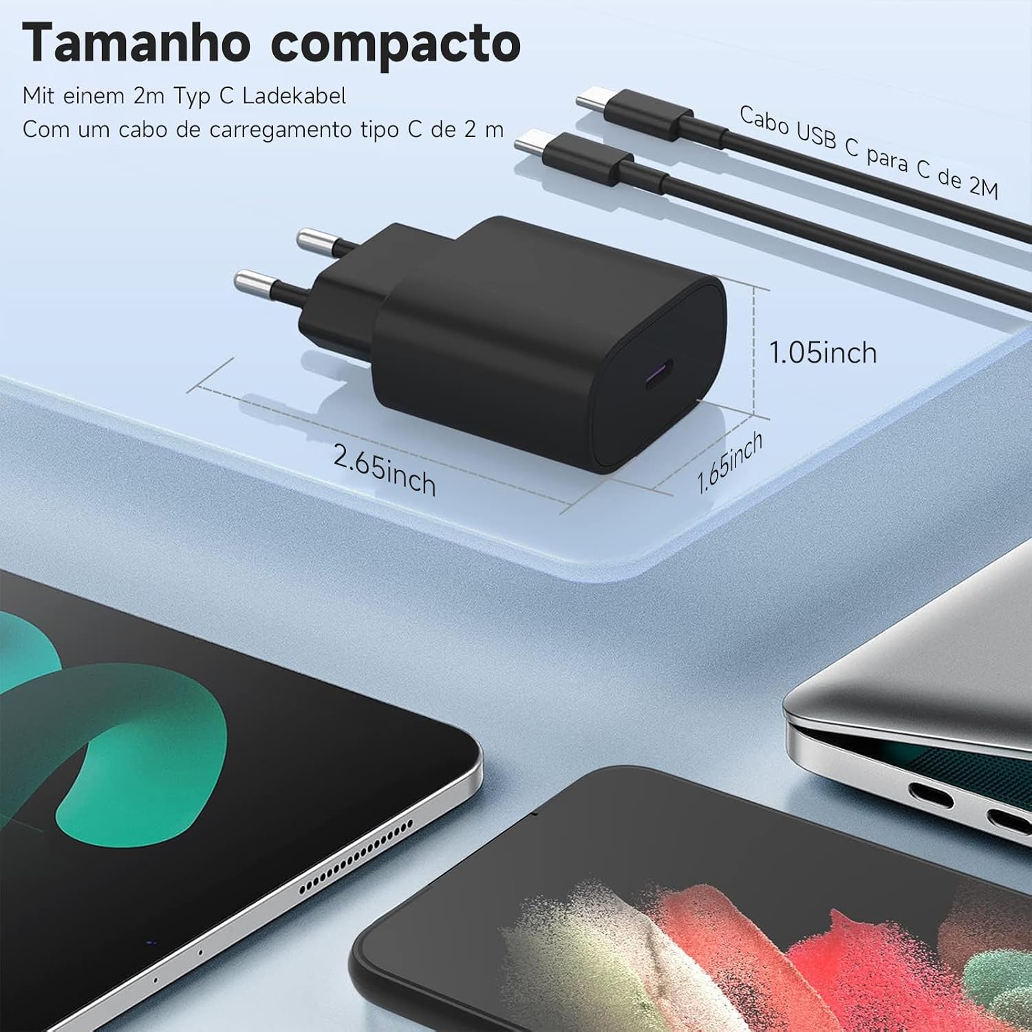 Carregador super rápido USB C de 25 W para Samsung Galaxy S24 Ultra/S25/S23/S22/Note 10+/Note 20/S25 Ultra/S21/S23 Ultra/S20/Z Fold 3/Tab S24/s23+ Carregador de 25W com cabo de carregamento de 2m Carregador super rápido USB C de 25 W para Samsung Galaxy S24 Ultra/S25/S23/S22/Note 10+/Note 20/S25 Ultra/S21/S23 Ultra/S20/Z Fold 3/Tab S24/s23+ Carregador de 25W com cabo de carregamento de 2m