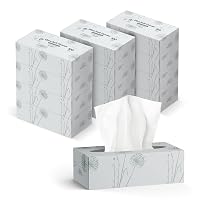 by Amazon Fazzoletti di Carta per il Viso a 4 Veli, 1200 Fogli (12 Confezioni da 100 Fogli)