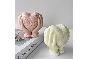 Valentine Silicone Mold Heart Hand Candle Mold Cloud Heart Resin Casting Mold