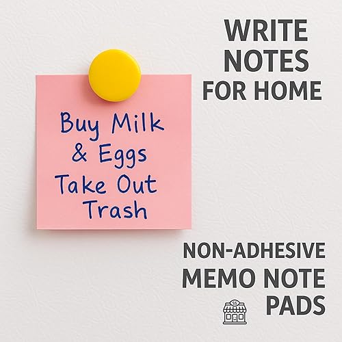 Miniatura 3 de Papel de notas en blanco de 3.15 × 3.15 pulgadas, 700 hojaspaquete (5 colorespaquete) Notas no pegajosas, notas brillantes y coloridas, fácil