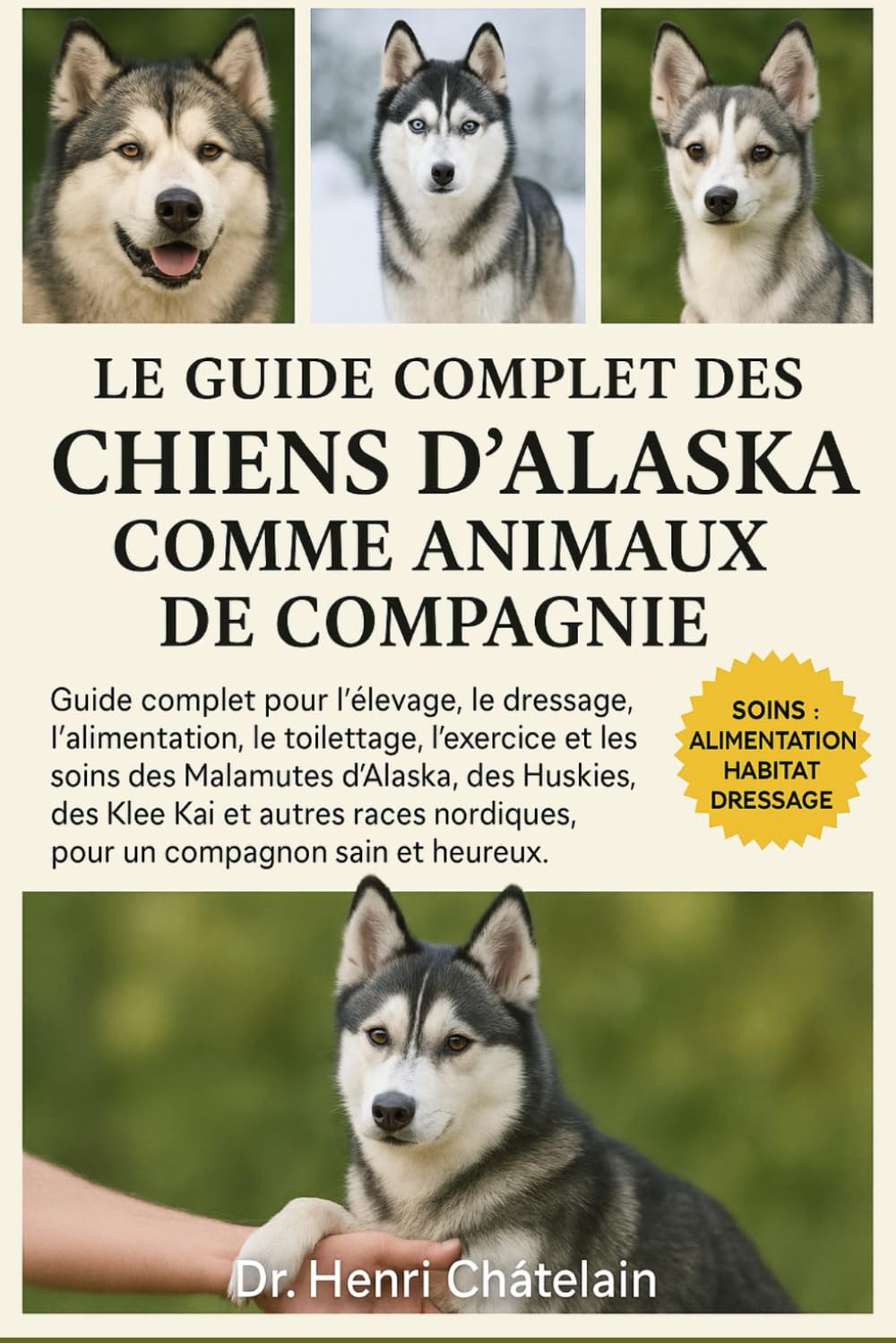 LE GUIDE COMPLET DES CHIENS D'ALASKA COMME ANIMAUX DE COMPAGNIE: Guide complet pour l'élevage, le dressage, l'alimentation, le toilettage, l'exercice ... pour un compagnon sain et heureux.