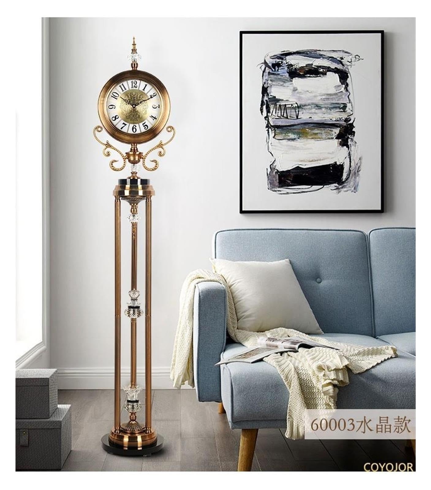 Reloj de Abuelo Péndulo de tribuna de Reloj de pie Retro de Piso