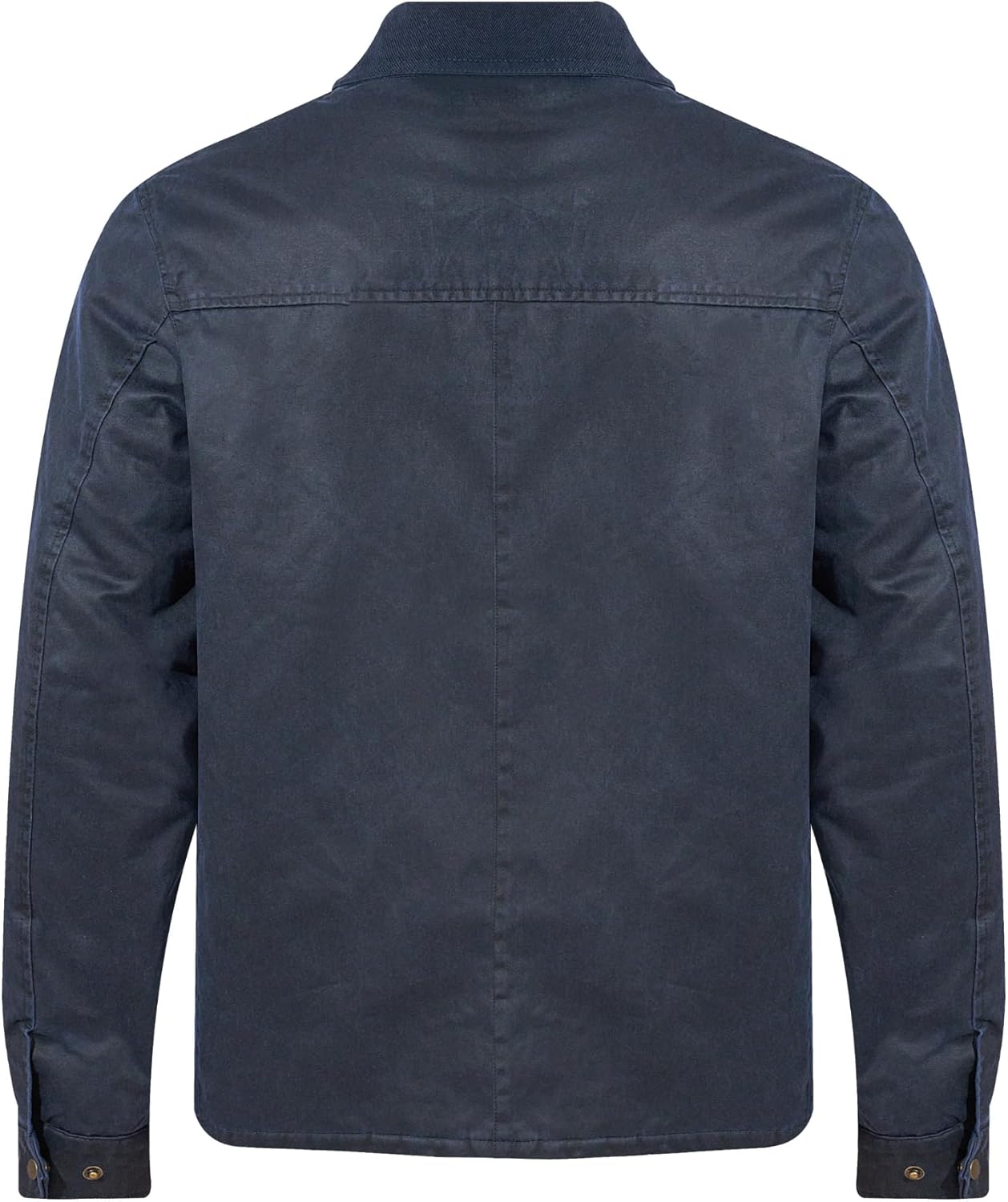 OctMoon Men’s Vintage Workwear Jacket with Cotton Twill Collar, Multi-Pocket Casual Cotton-Blend Fall Winter Coat