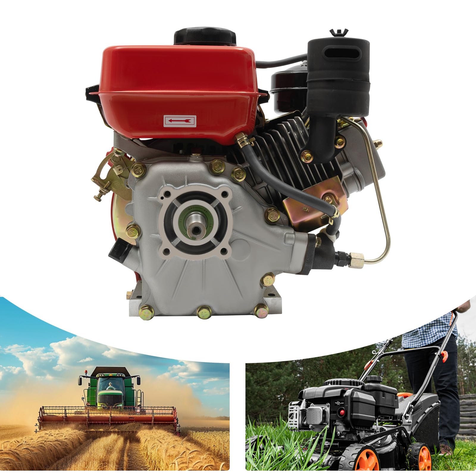 Moteur diesel 4 temps 2,2 kW démarreur à câble monocylindre refroidi par