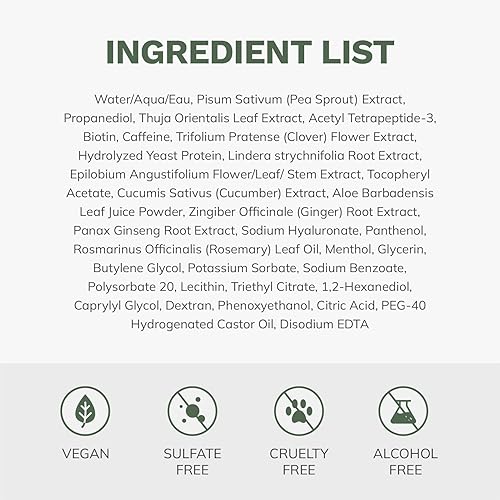 Miniatura 7 de Suero de cuero cabelludo para adelgazamiento del cabello en hombres y mujeres, 2.0 fl oz (2.0 fl oz) fórmula vegana clínicamente probada con