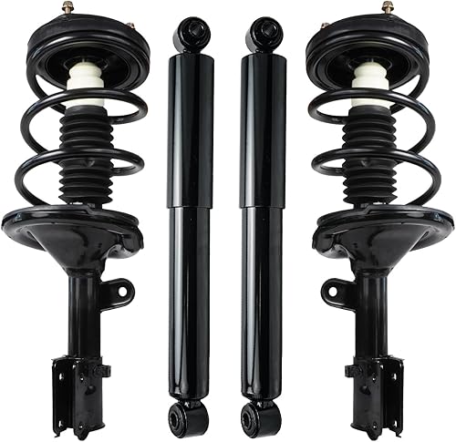 Miniatura 115 de Detroit Axle - Amortiguadores para BMW 328i 325i 128i 135i 335i 330i 335d 335is (sin Sport Susp.) 2 puntales delanteros completos con muelle