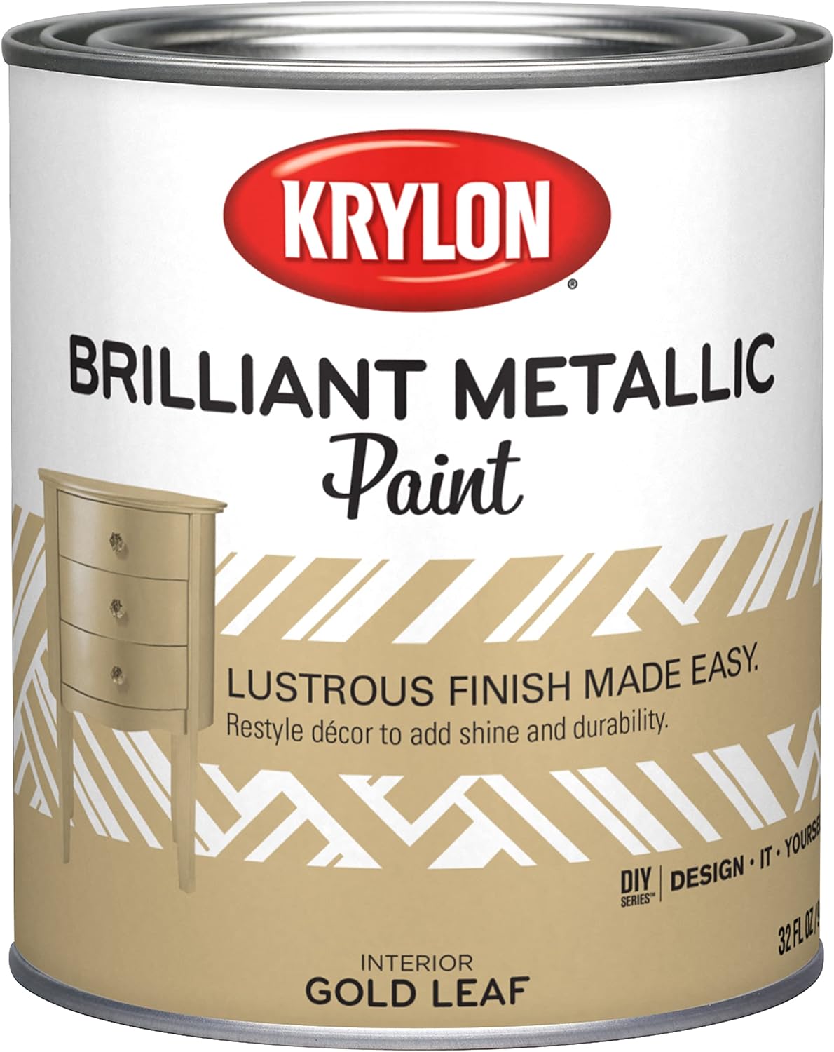 Krylon K02221000-14 Brilliant Metallic Wax, Gold Leaf
