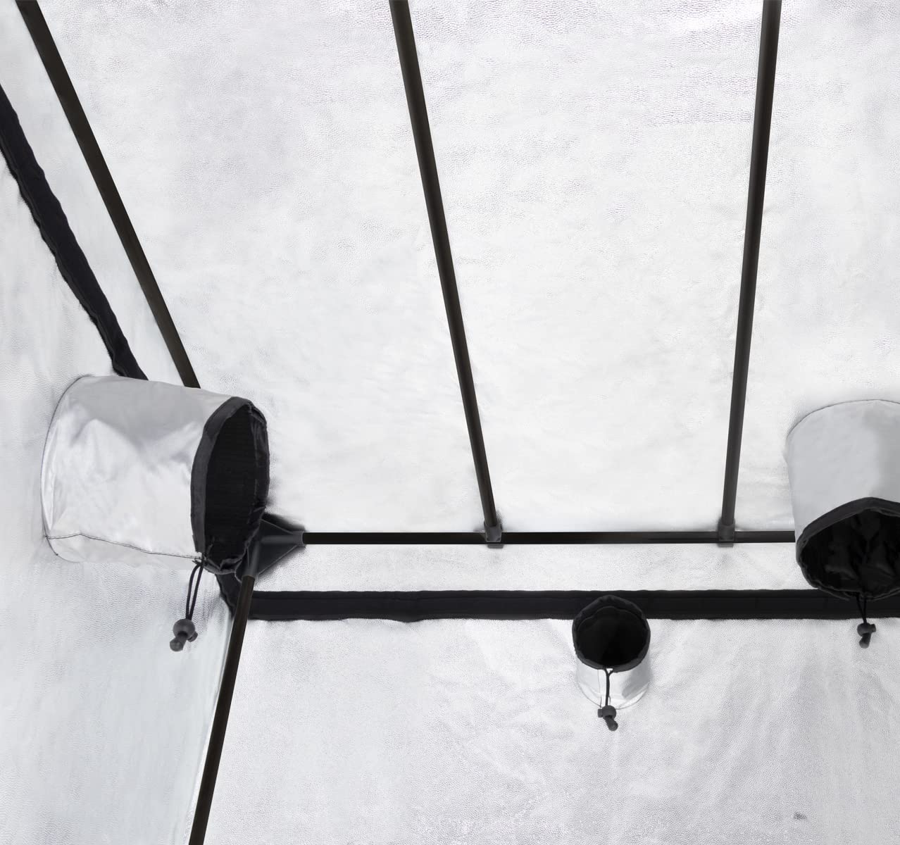 TRAFIKA Armario Cultivo Interior 120x120x200cm / Grow Tent/Grow Box/Armario Cultivo Indoor/Armario Grow Hidropónico/Reflectividad Mylar Premium 97%