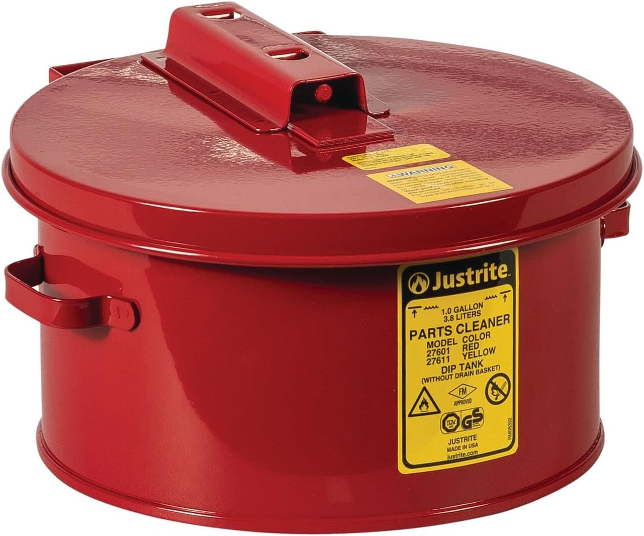 Justrite 27601 1 Gallon, 9 3/8" x 5 ½" Size Dip Tanks