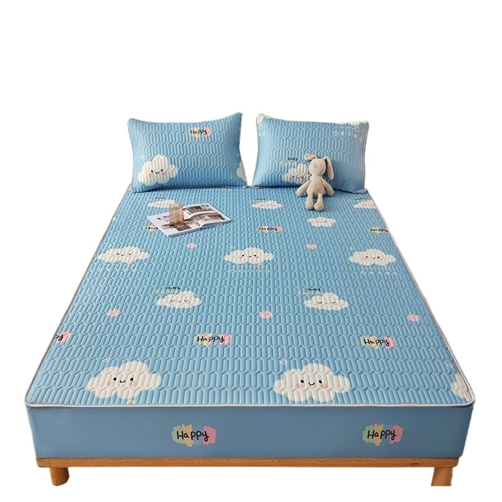 Matelas D'Été en Soie Glacée Tapis d'été épais for lit