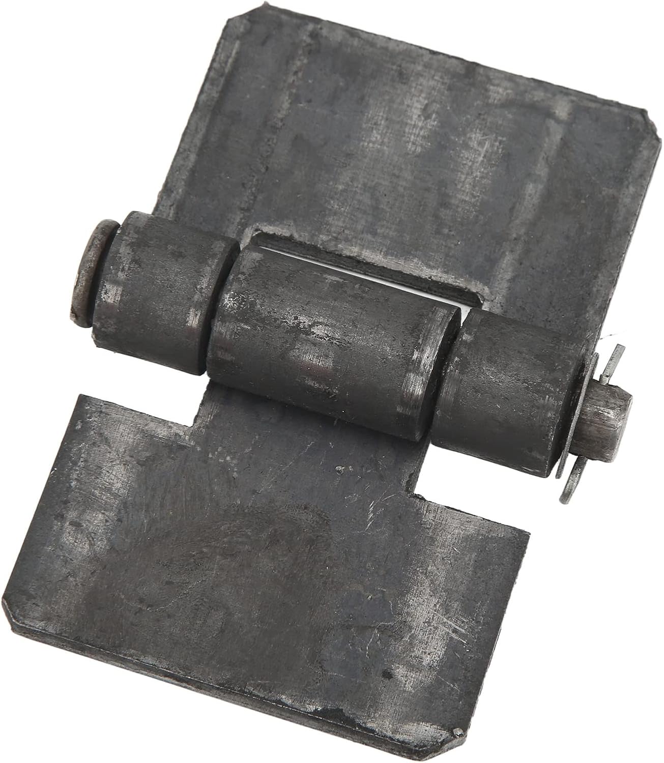 Karlak Door Butt Hinge Butt Welded Hinge Weld On Door Bearing 106 x 75 x 5mm Steel Uncoated Smooth Operation with Weldable Plates for Trailer Gate Tail