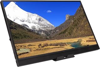 17.3inch Portable Monitor 1080P HDR IPS Display, Plug and Play, Dual Speakers, Lightweight, Compatible with Laptop PC Smartphone forfor PS4 for Switch (Black)