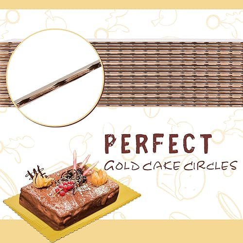 Miniatura 3 de 50 tablas rectangulares de 14 x 10 pulgadas para tartas, base rectangular festoneada para postres, cuarto de hoja, base rectangular para tartas,