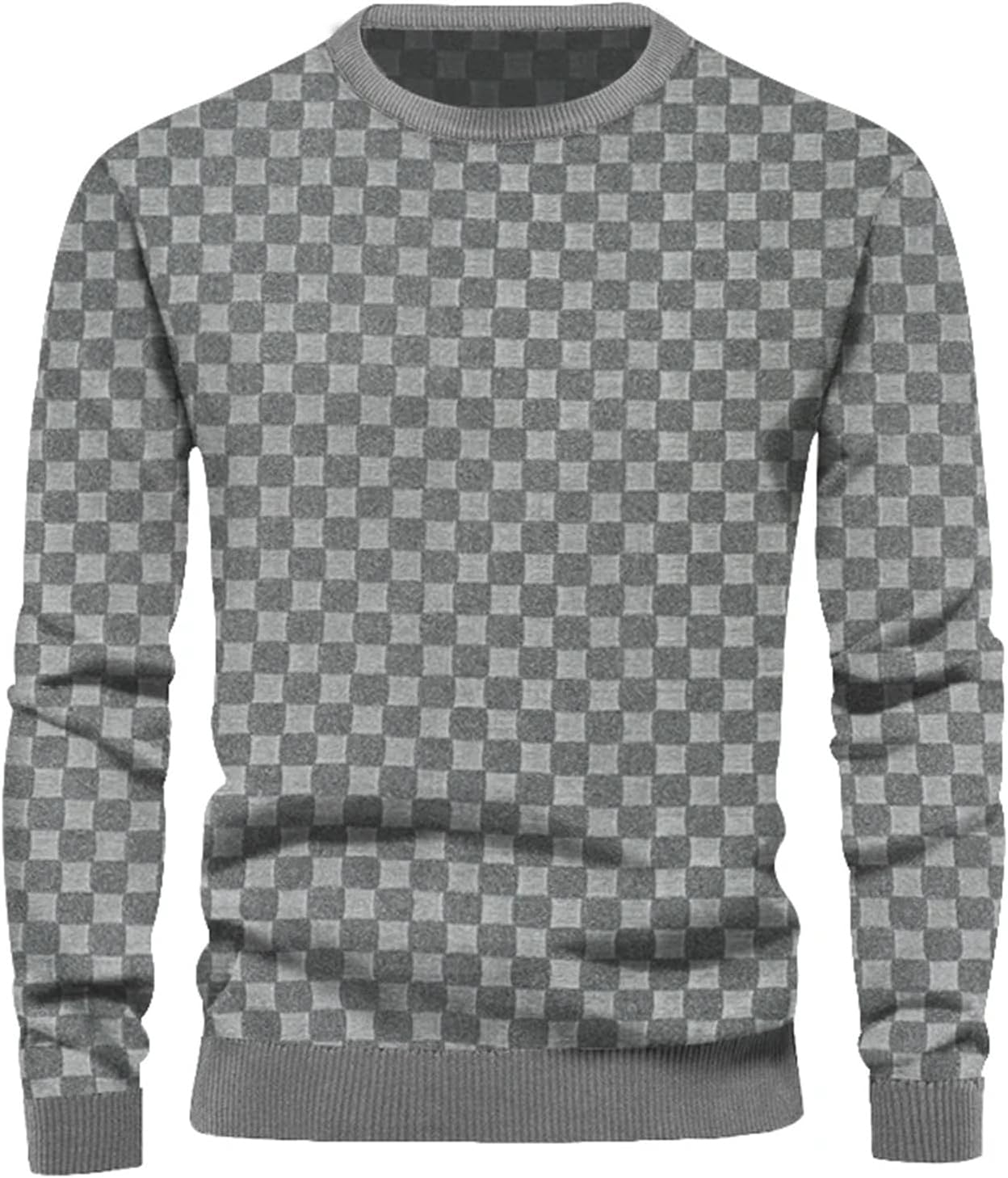 Men's Casual Graphic Design Crew Neck Sweatshirt For Slim fit long sleeve warm and comfortable base shirt