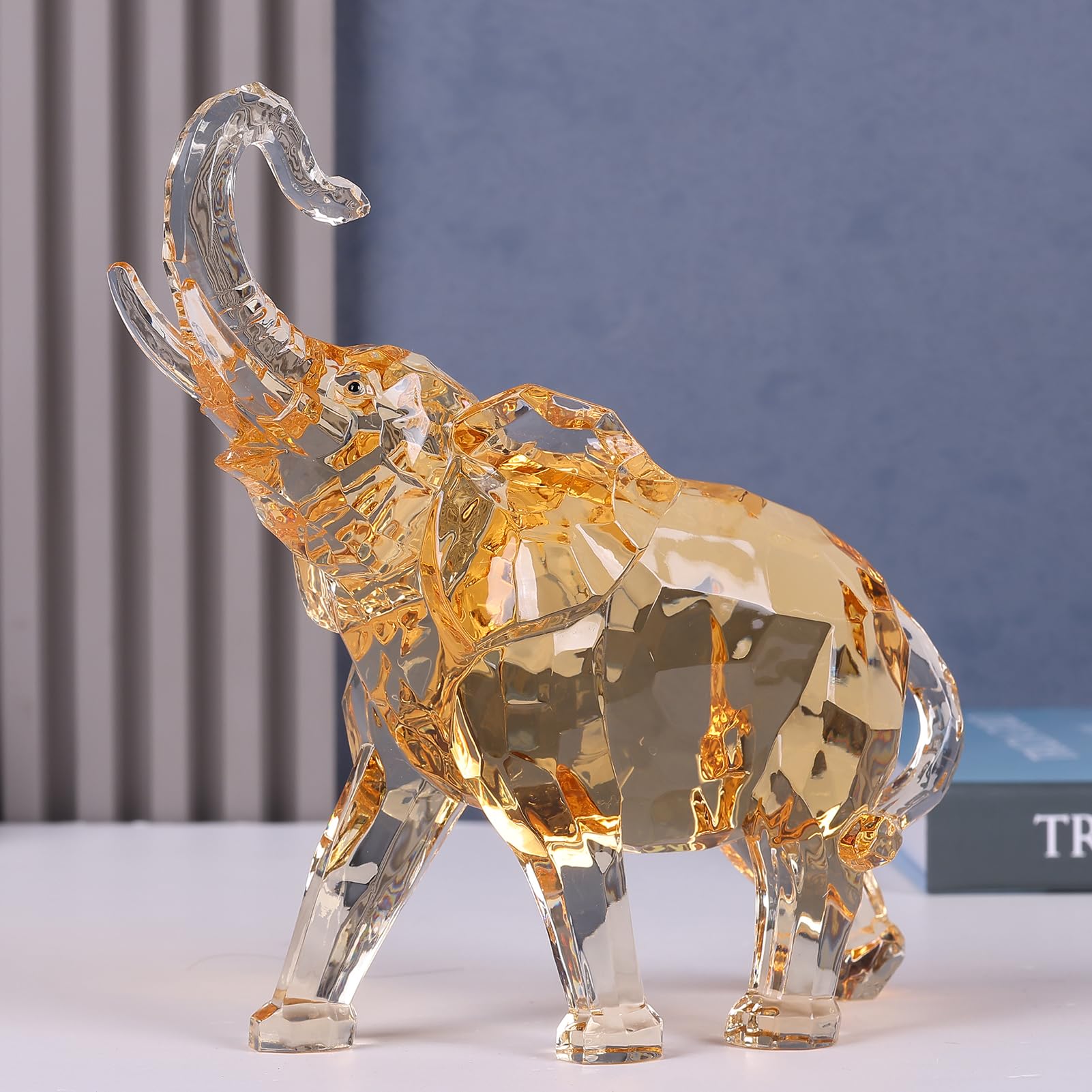 Figurines éléphant acrylique orenm idée cadeau anniversaire unique