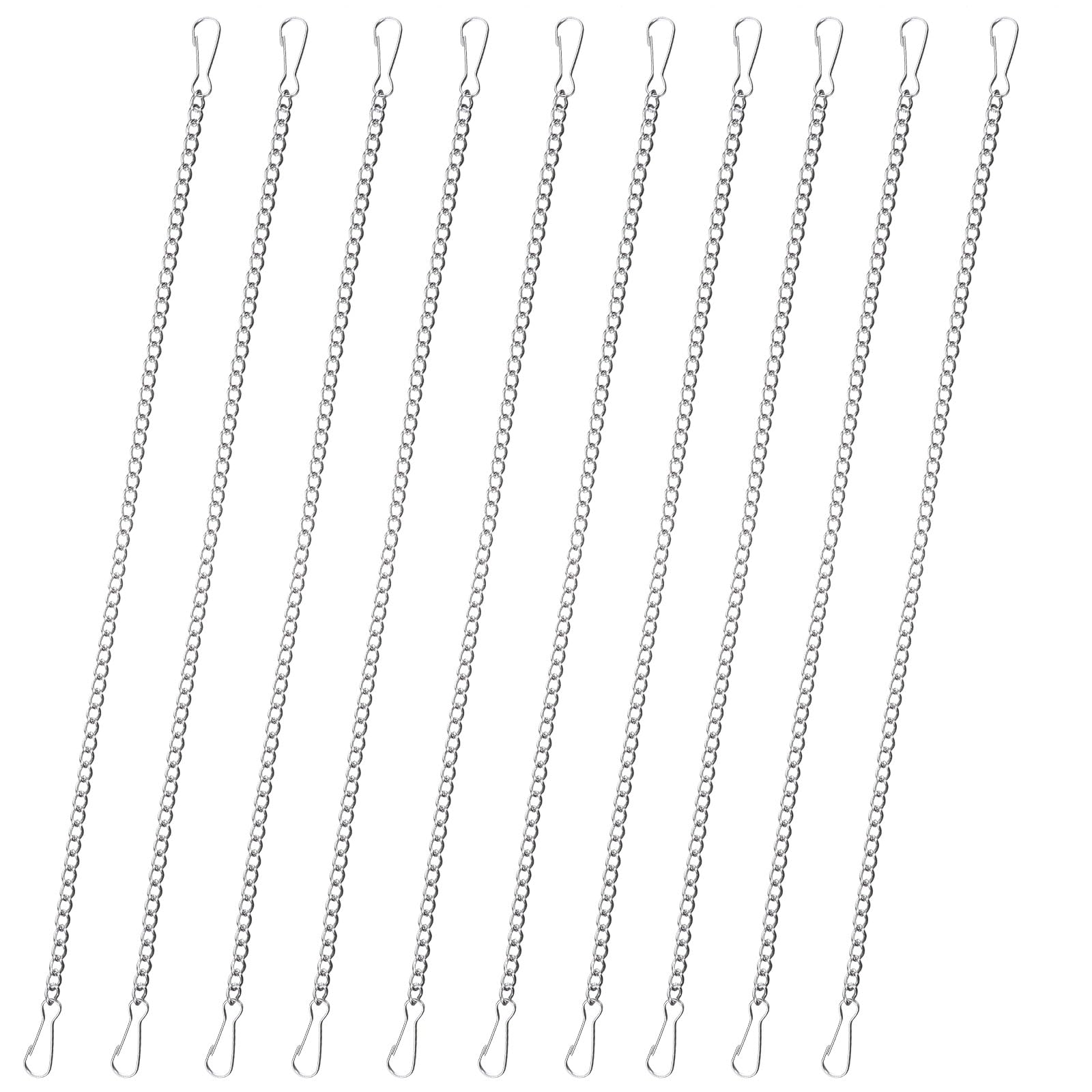 MBAIYO 10 Pcs 20 Inch Stained Glass Window Hanging Chain