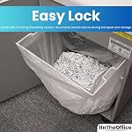 1InTheOffice Shredder Bags 15.8 Gallon, Paper Shredder Waste bags 15.8 Gal. (100 Count)